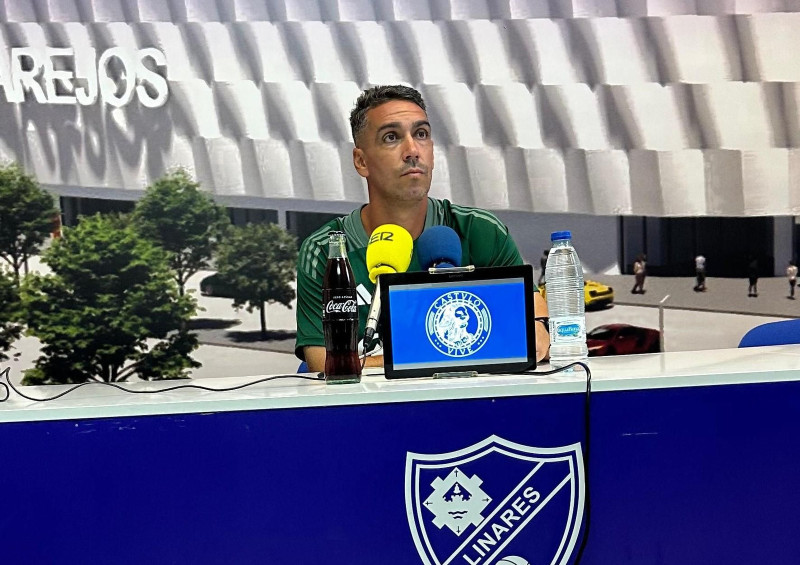 Juan Antonio Milla, en un momento de la rueda de prensa.