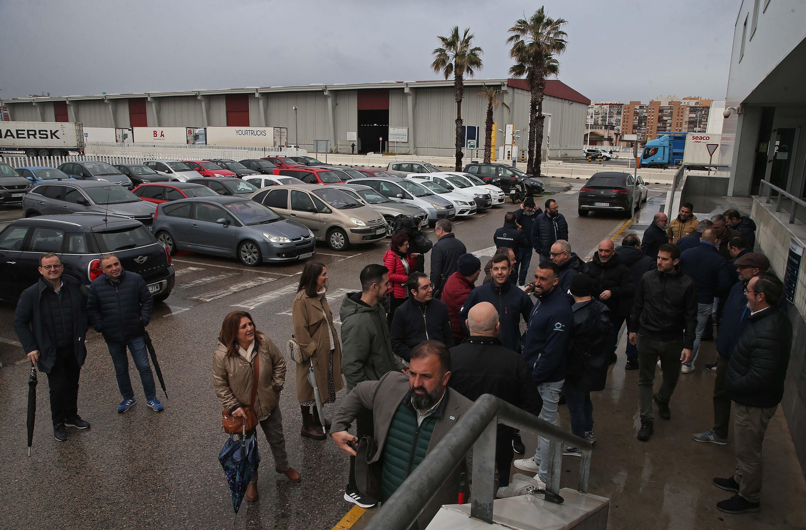 Fotos de la concentración en el PIF del puerto de Algeciras