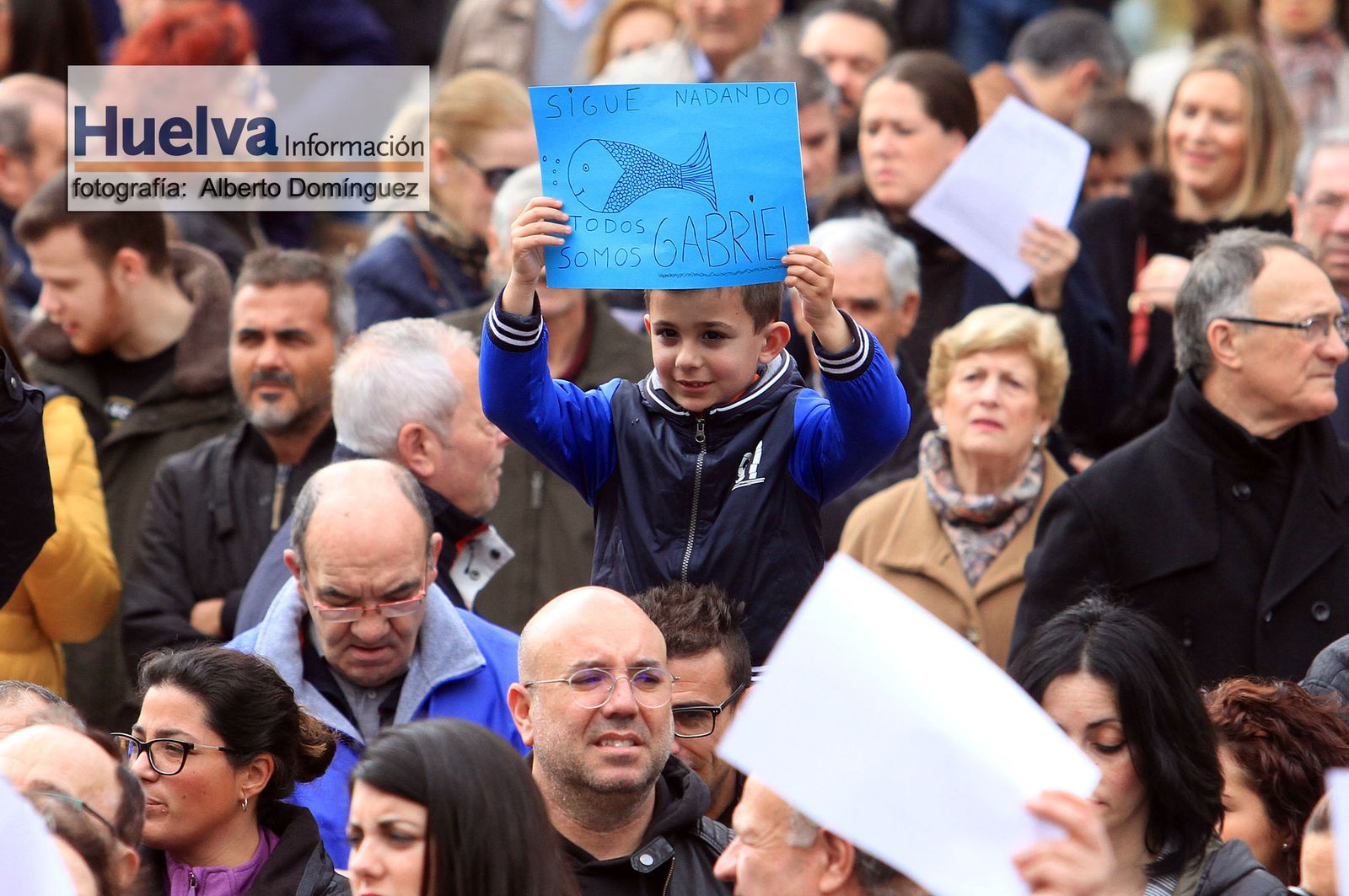Imágenes de la manifestación contra la derogación de la prisión permanente revisable celebrada en Huelva
