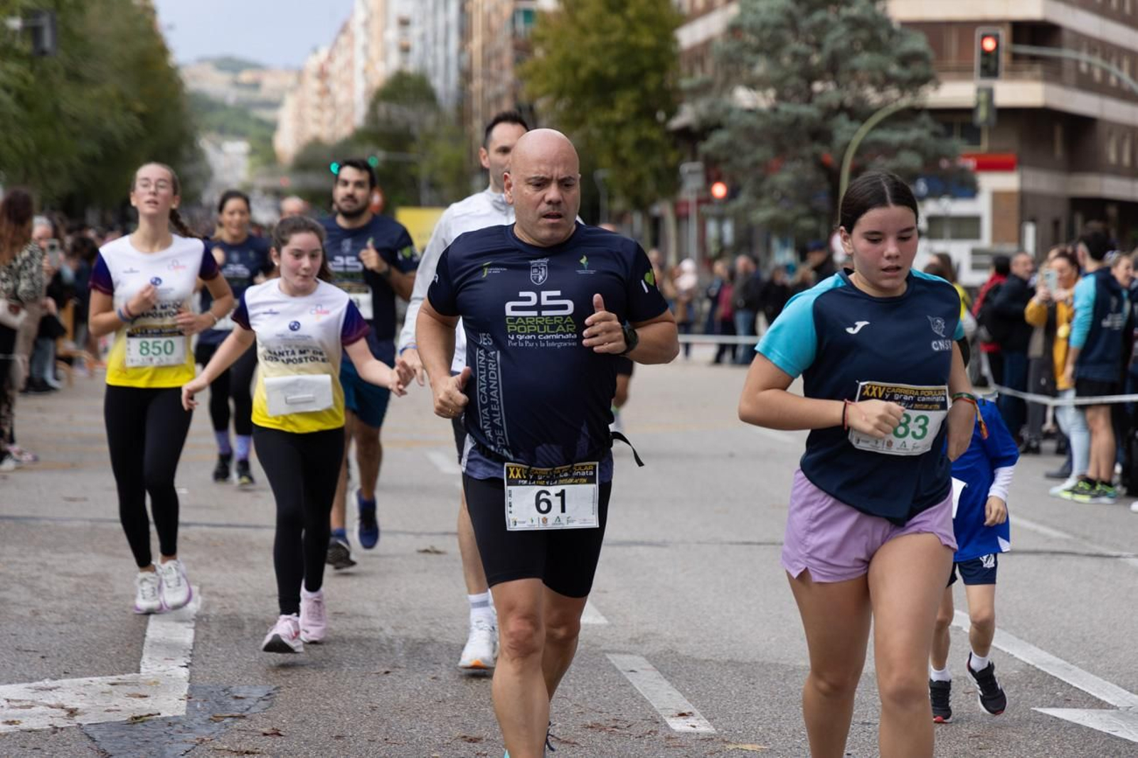 Atletismo por la paz y la integración en la XXV Carrera y Caminata del IES Santa Catalina de Alejandría (II)