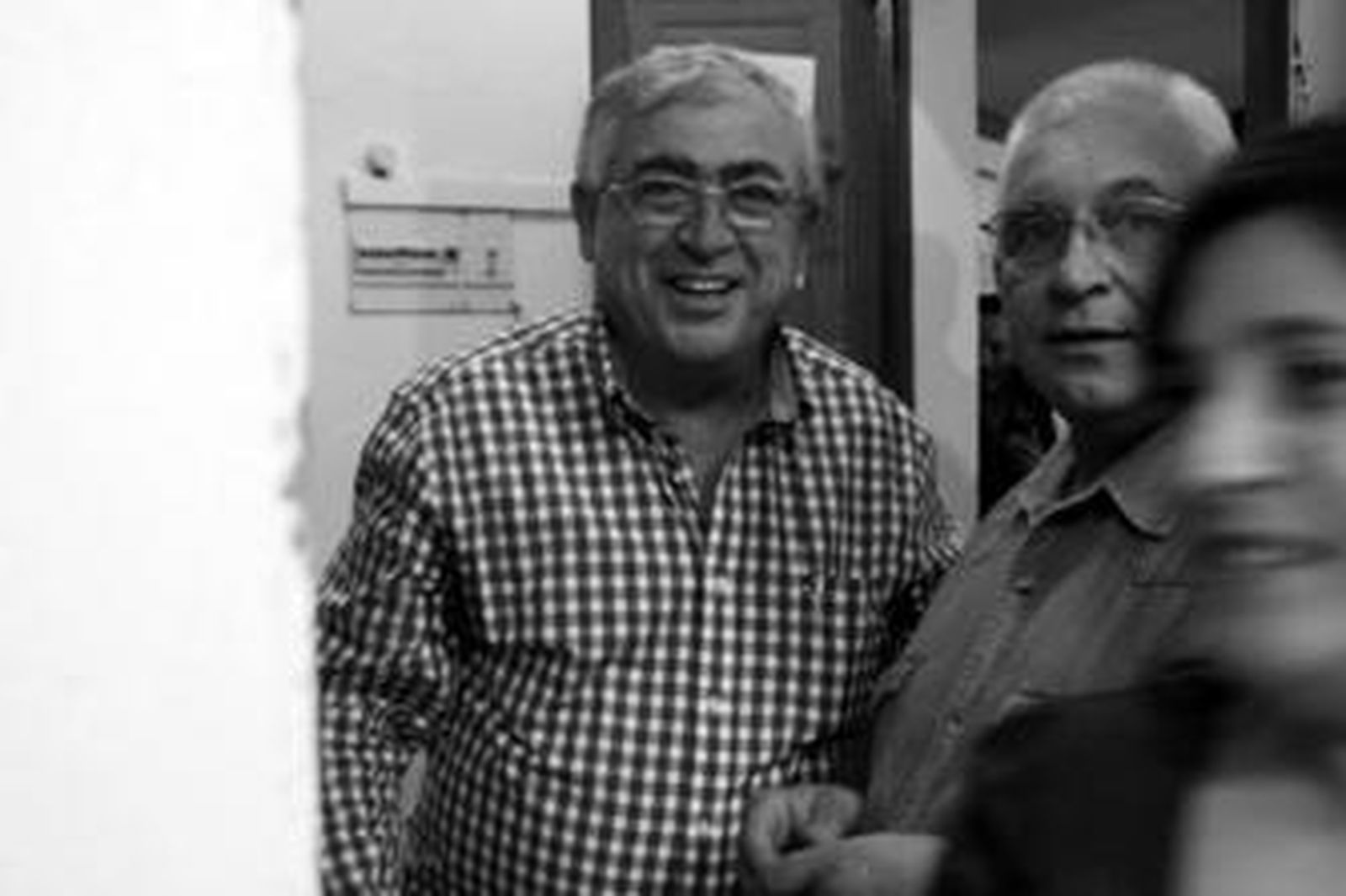 Martínez Font, minutos antes de iniciarse la asamblea del PSOE en La Estación, ayer por la tarde.