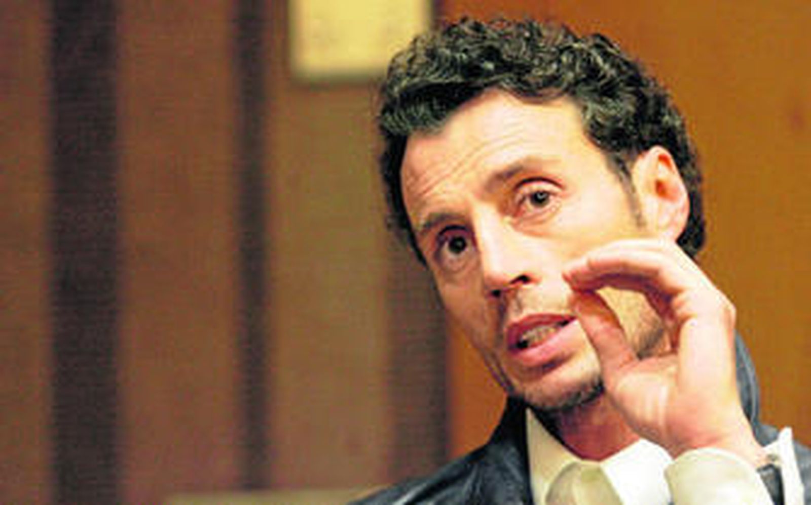 Juan Serrano 'Finito de Córdoba', durante su comparecencia de ayer por la tarde en el Hotel Córdoba Center.