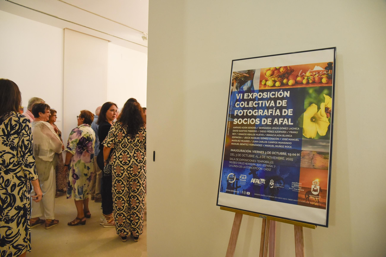Fotos de la exposición colectiva de fotografías de Afal en La Línea