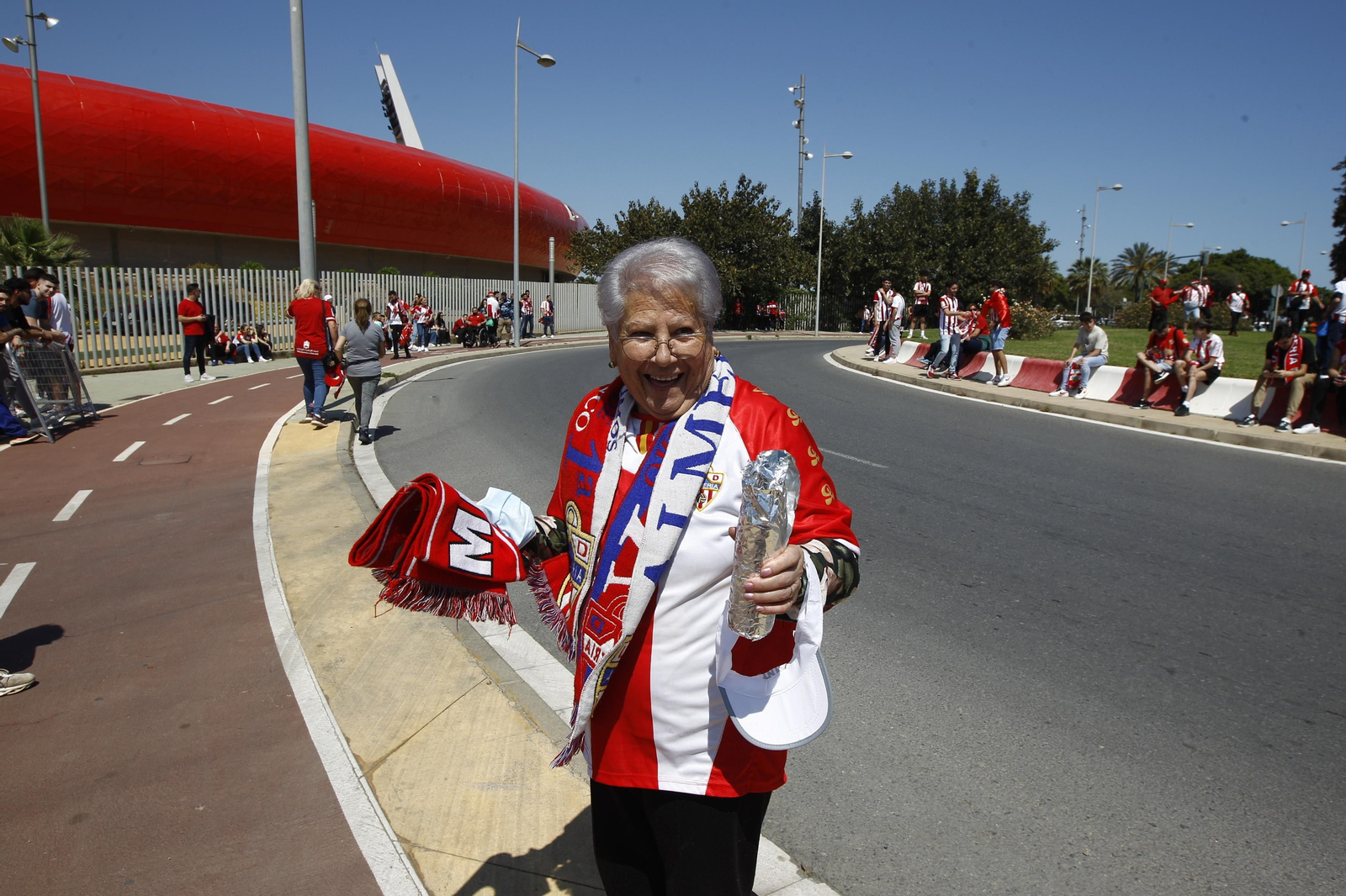 Imágenes del partido U.D. Almería-S.D. Amorebieta