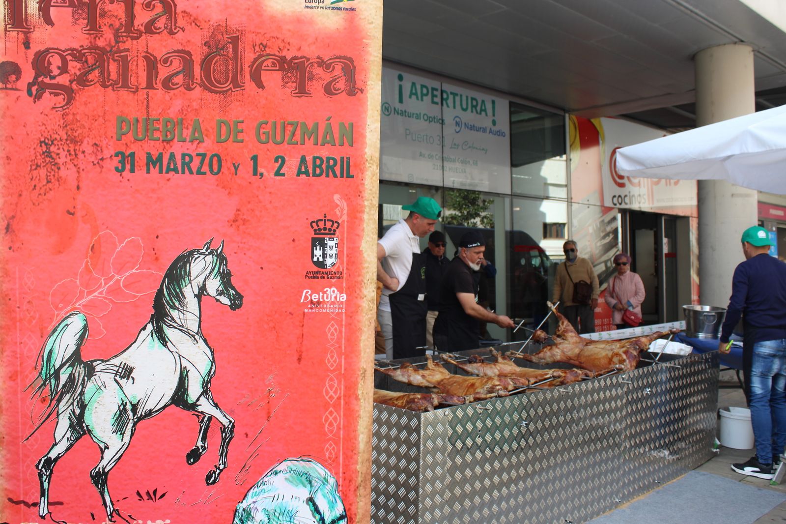Puebla de Guzmán prepara su tradicional feria ganadera.