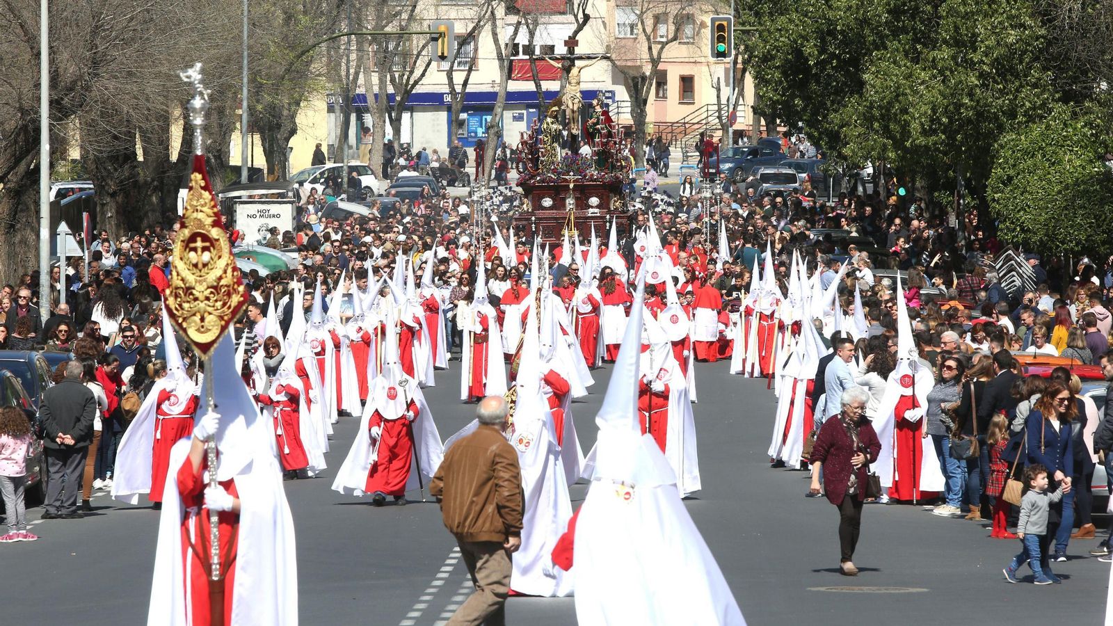 Cortejo de El Perdón correspondiente a su salida desde el barrio de La Orden.