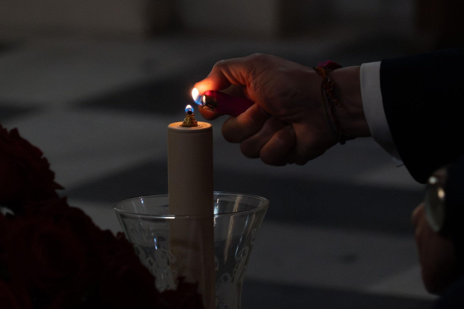 Imágenes de la llegada de los Caballeros Legionarios a la Iglesia de la Concepción