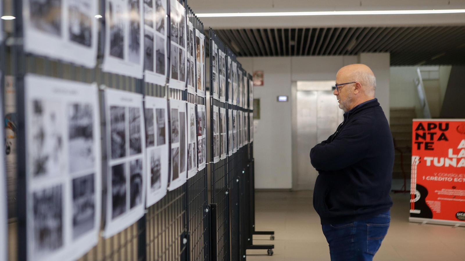 Fotos de la exposición y conferencia sobre el movimiento obrero en el Campo de Gibraltar
