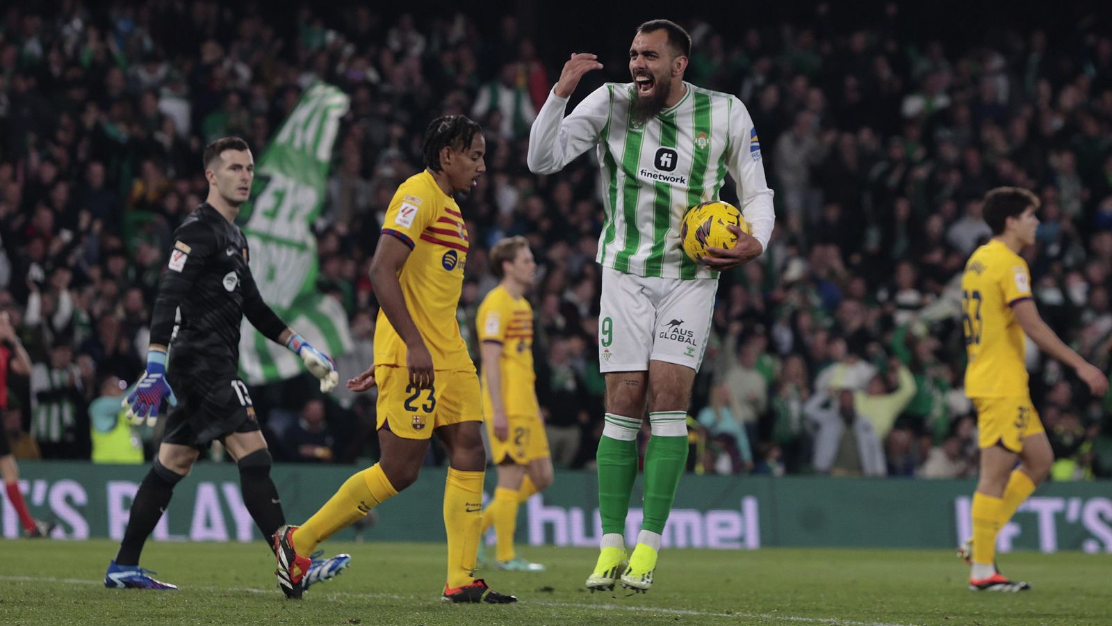 Las imágenes del Betis - Barcelona