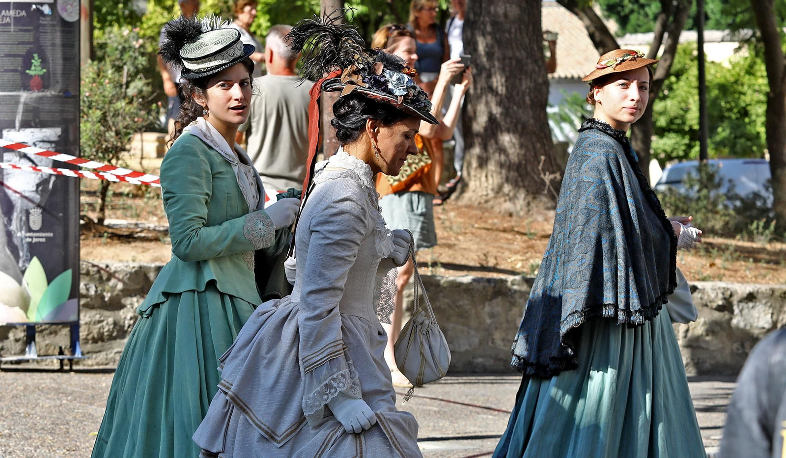 Imágenes de los días de rodaje en Jerez de la serie 'La Templanza'