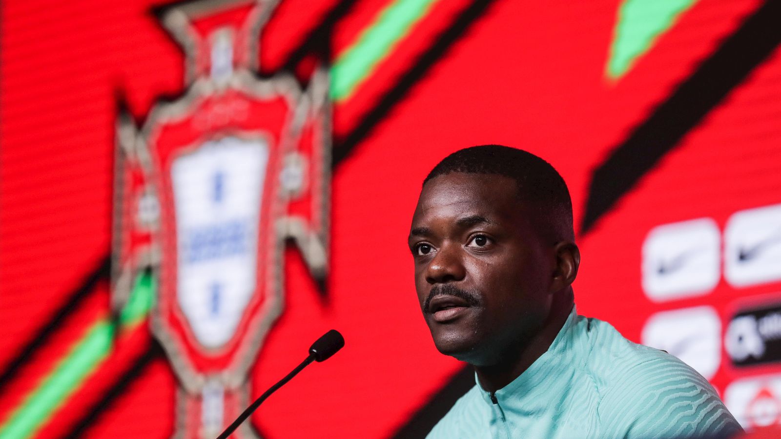 William Carvalho, en la rueda de prensa.