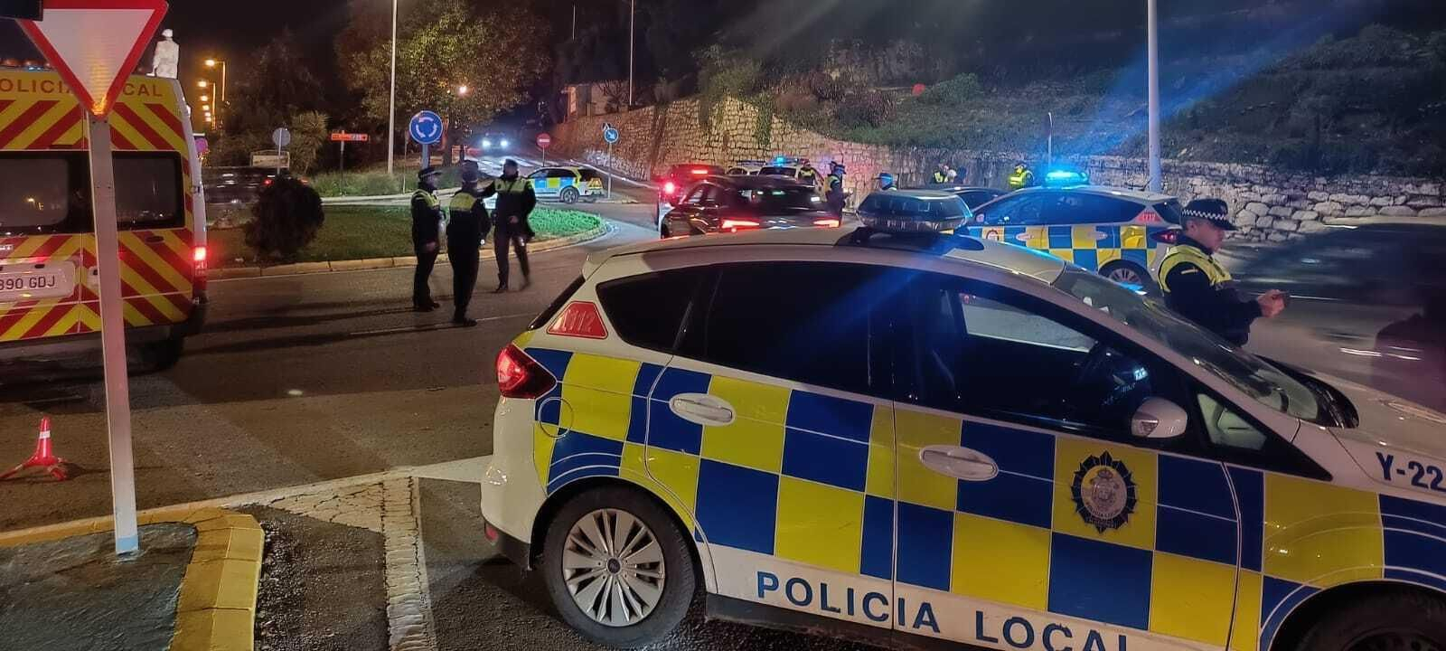 Un control preventivo de drogas y alcohol en Algeciras.