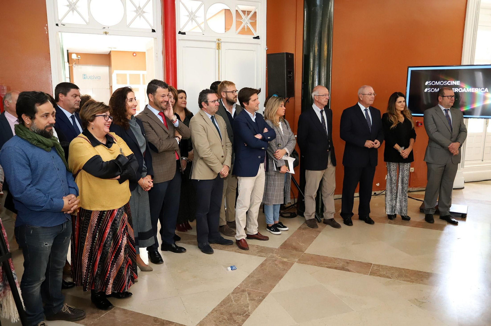 Imágenes de la presentación de la 45 edición del Festival de Huelva Cine Iberoamericano