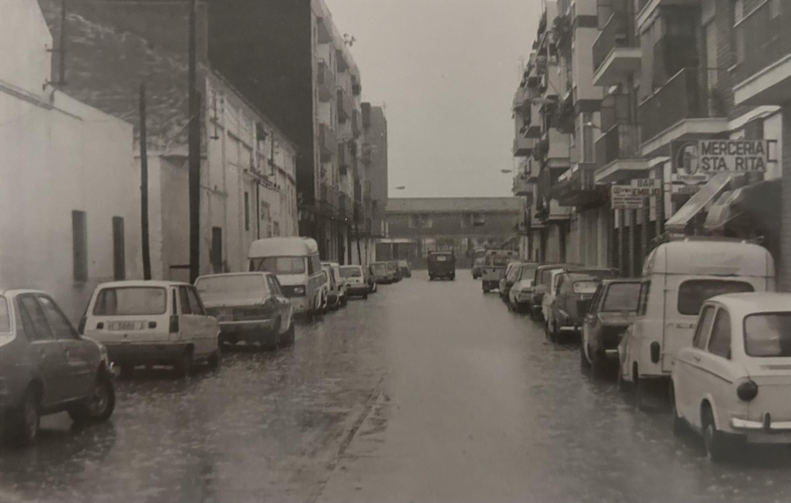 Efectos del temporal e inundaciones de enero de 1996 en Huelva.