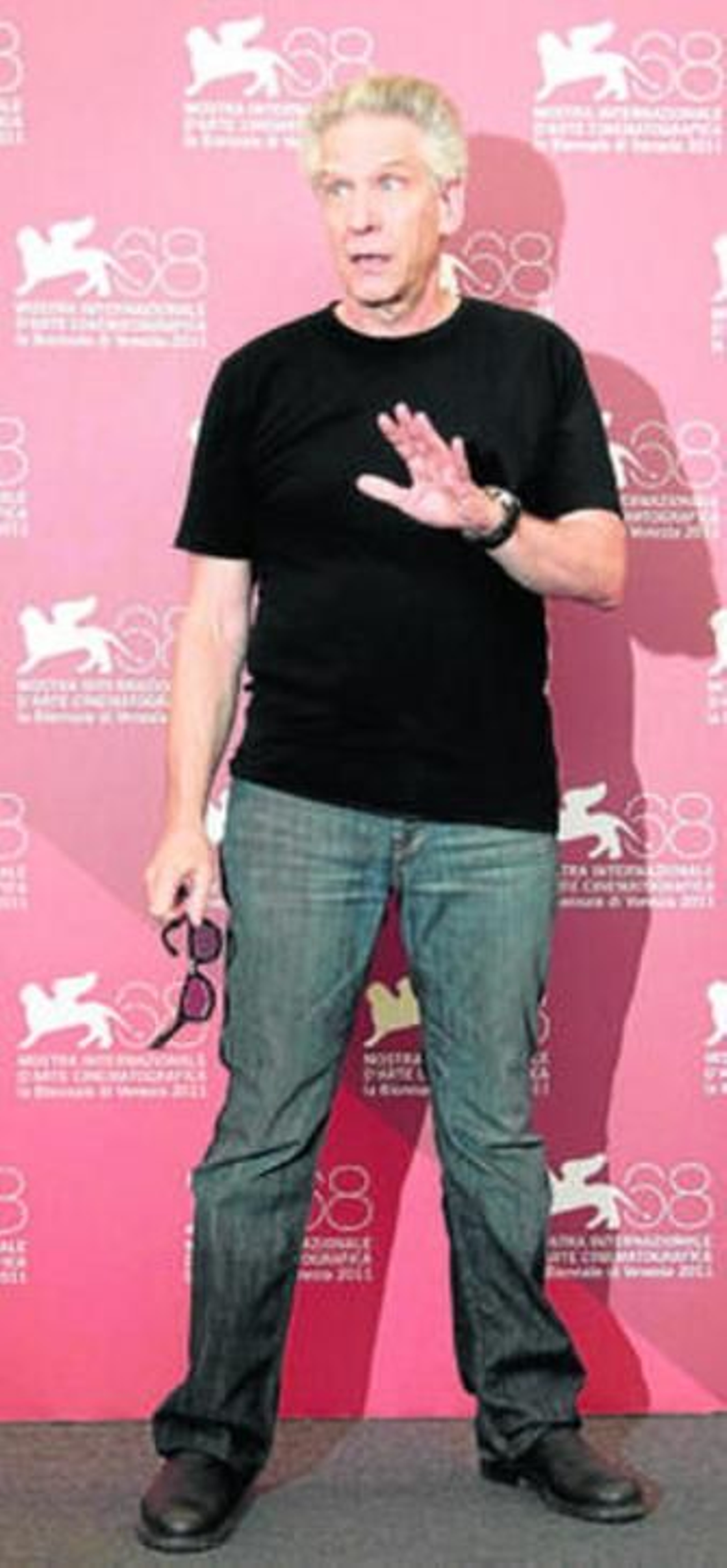 David Cronenberg (Toronto, 1943), ayer en Venecia.