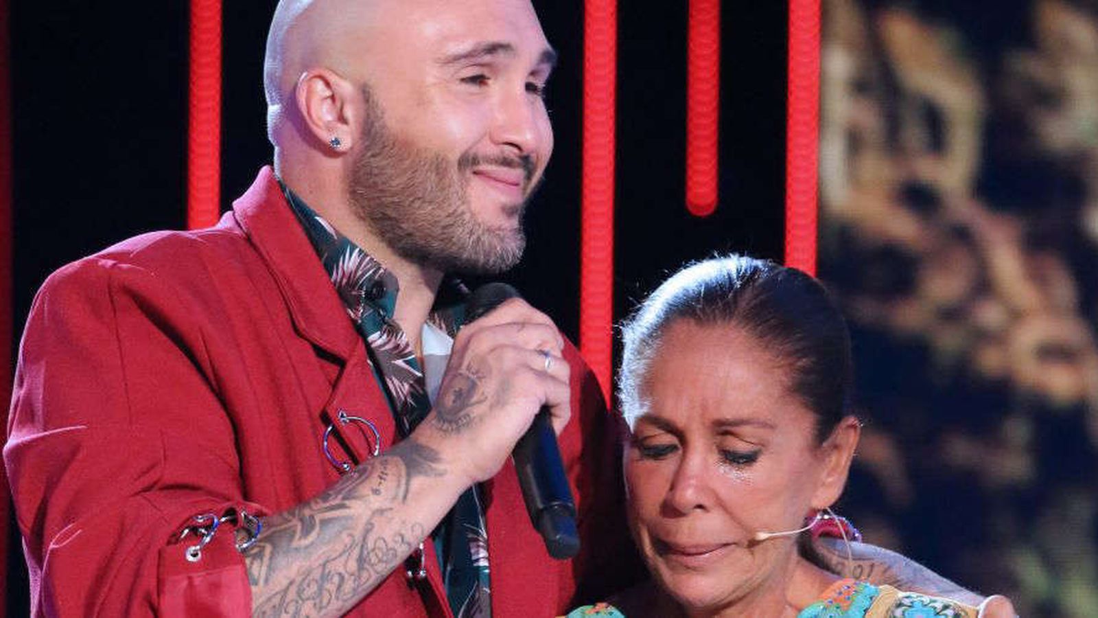 Kiko e Isabel Pantoja, en 'Supervivientes'.