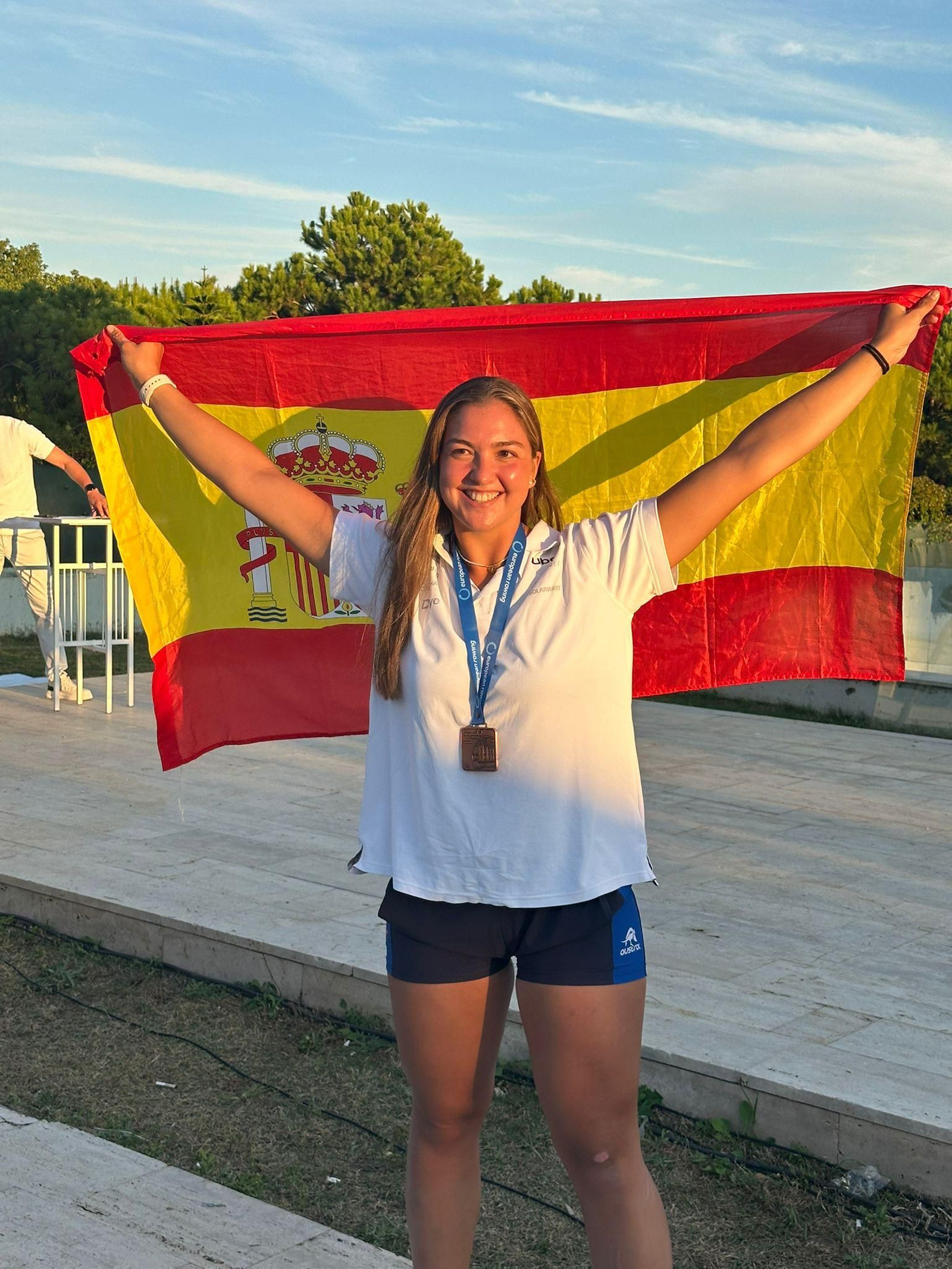 Tres medallas malagueñas en  el Campeonato de Europa de remo de mar
