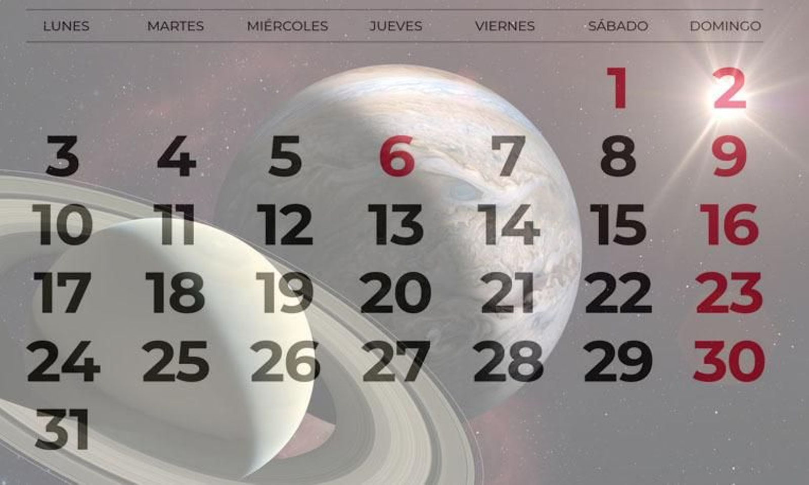 El origen del nombre de los días de la semana: ¿por qué se llaman así?