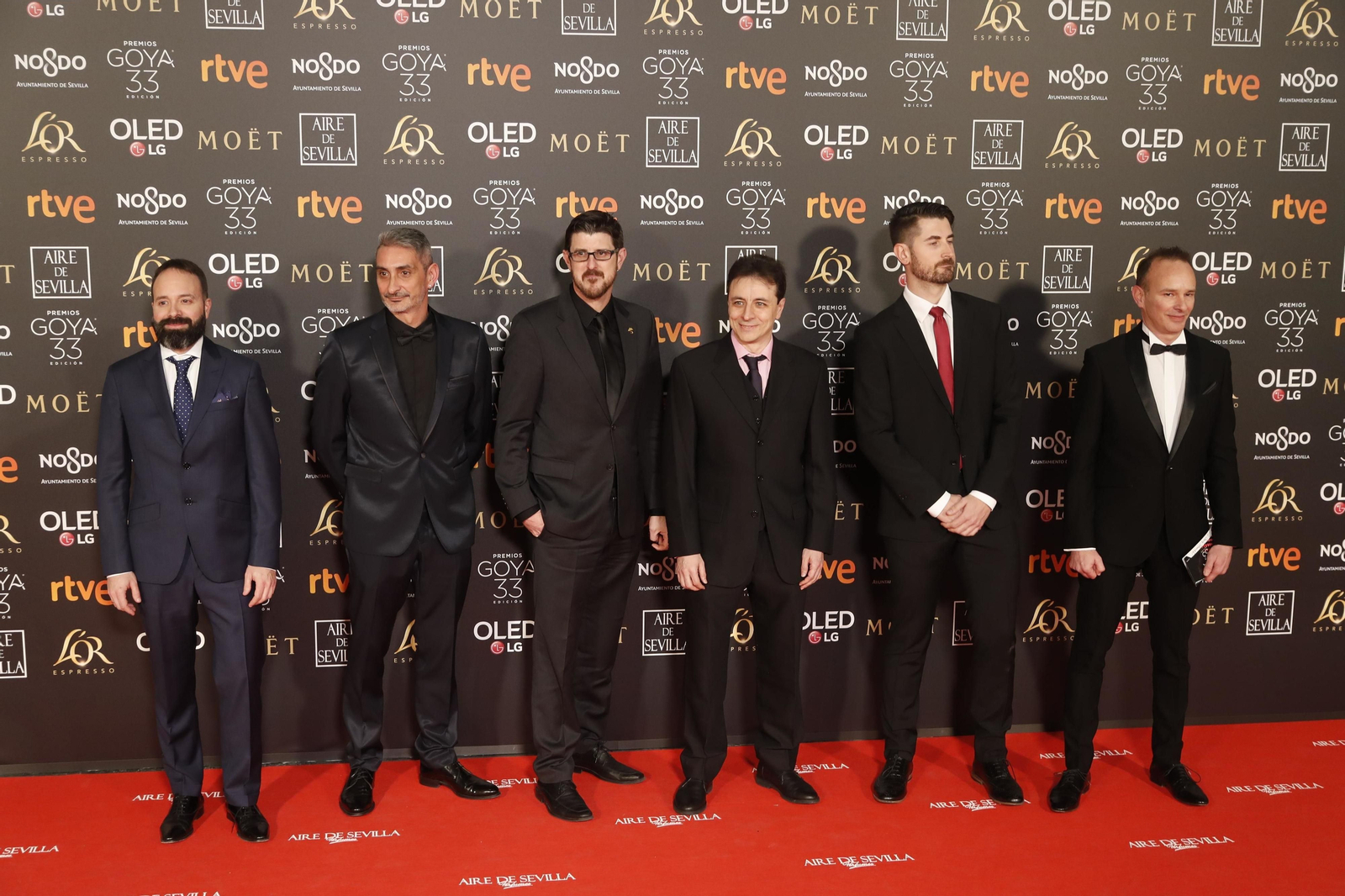 La alfombra roja de los Premios Goya en Sevilla