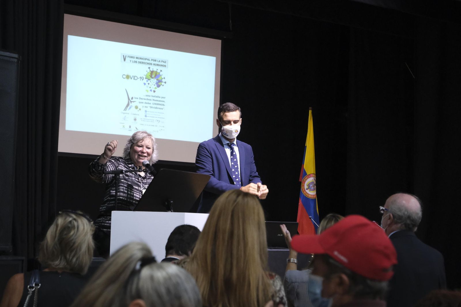 Inauguración del Foro Municipal de la Paz y los Derechos Humanos.