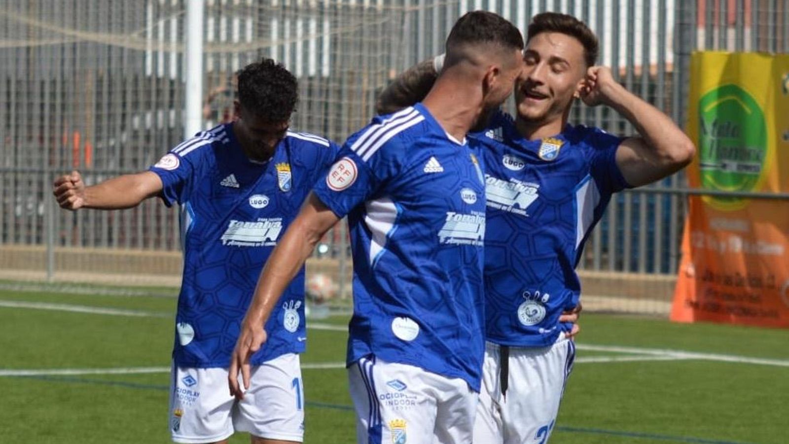 Cascajo celebra el 0-1.