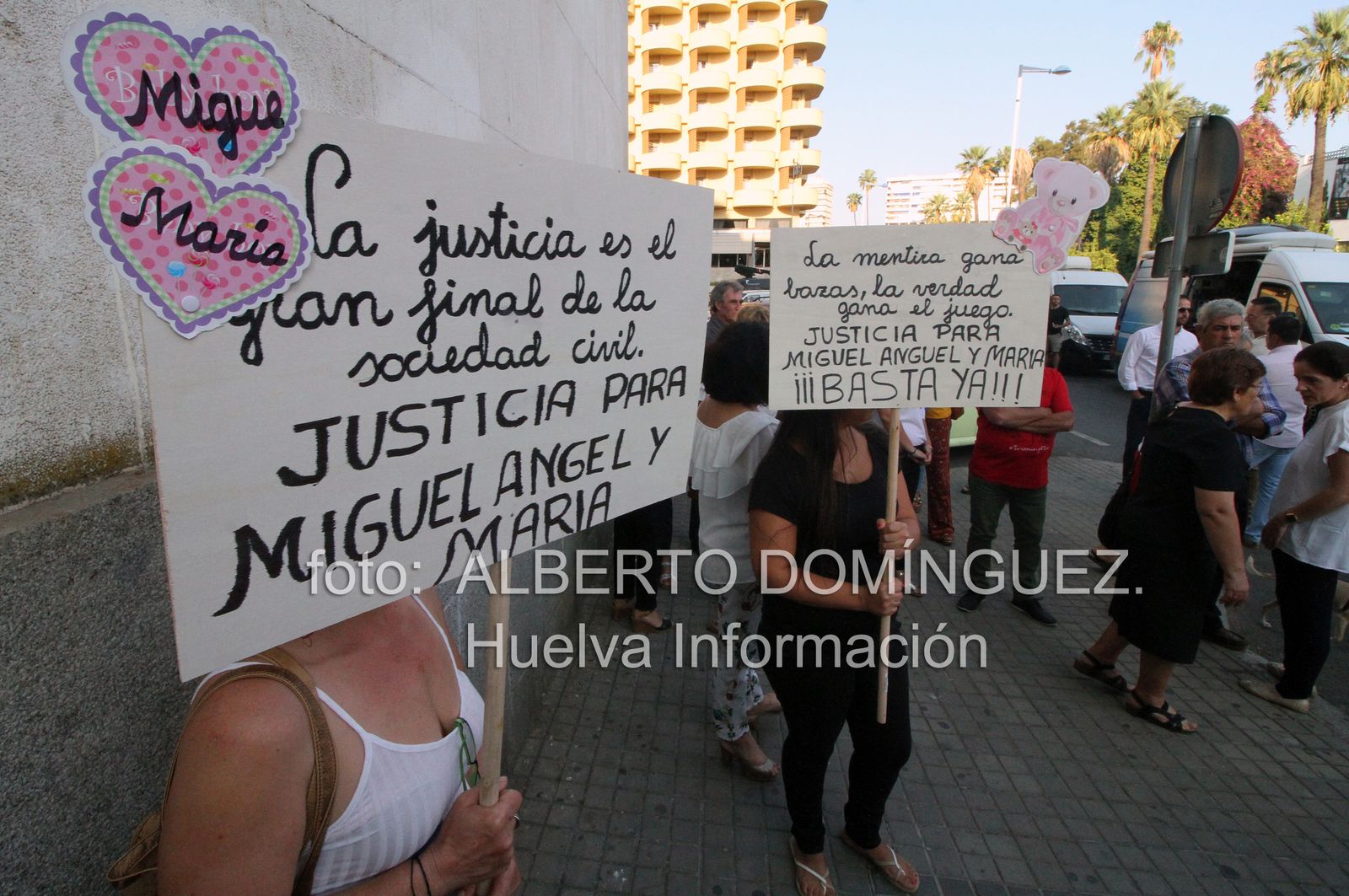 Imágenes del 2º día del juicio por el doble homicidio de Almonte.