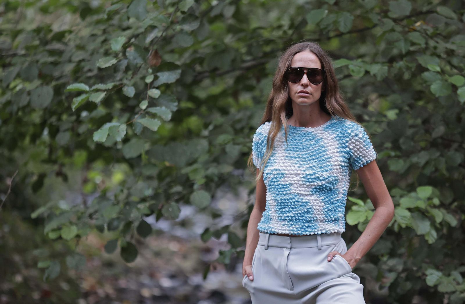 Fotos de Brisa Fenoy en la zona de Getares en Algeciras