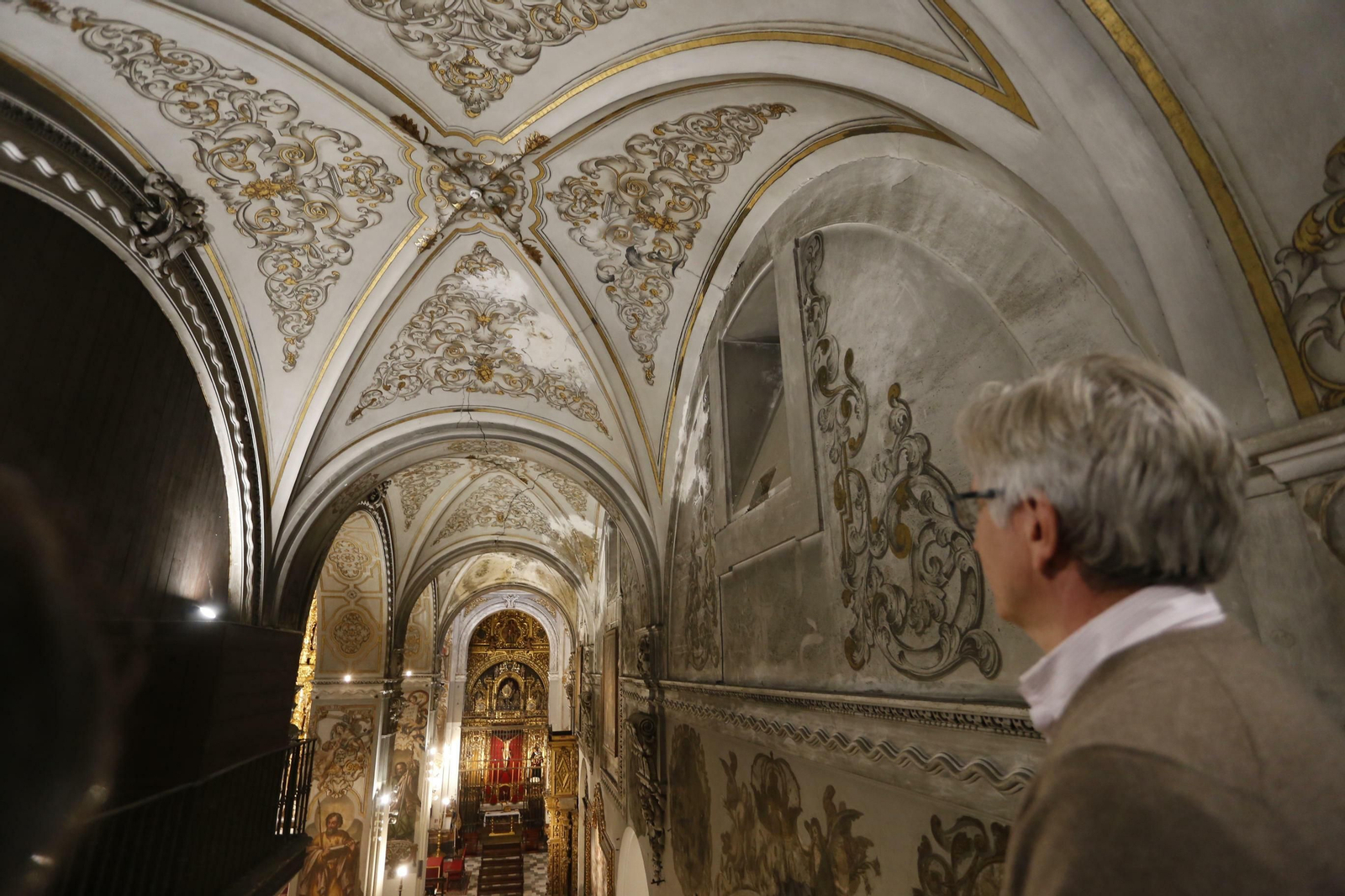 La restauración del coro alto de la parroquia de la Magdalena