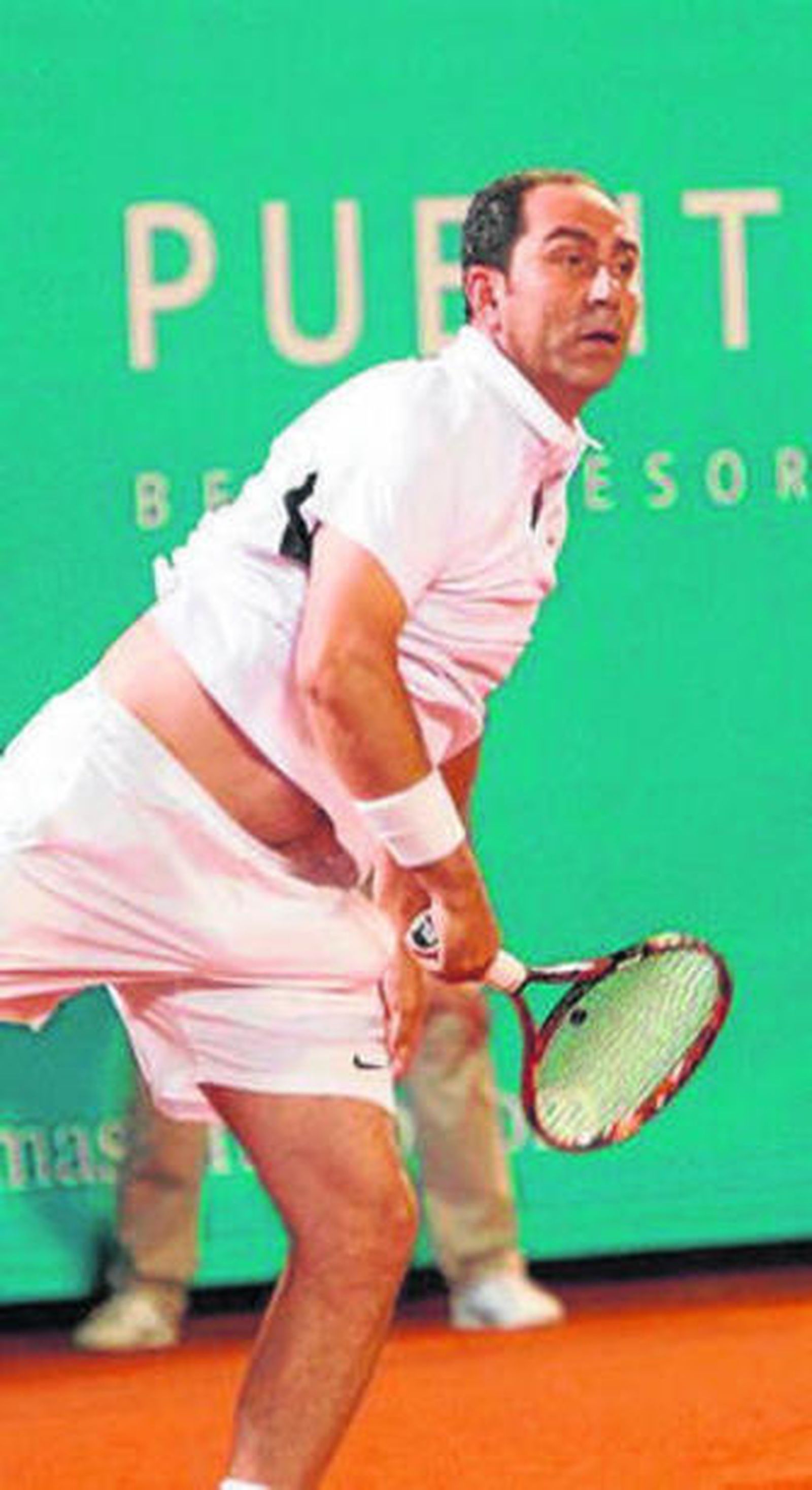 Costa durante la final.