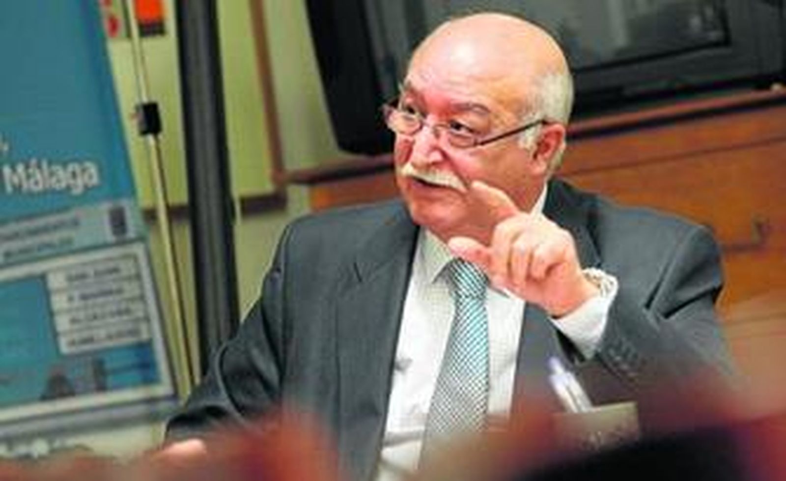 Antonio Cordero, durante la entrevista.