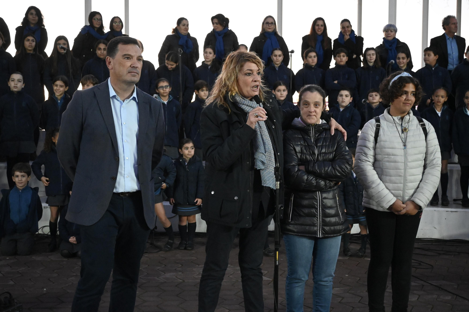 Alumbrado del Puerto de Huelva, en imágenes