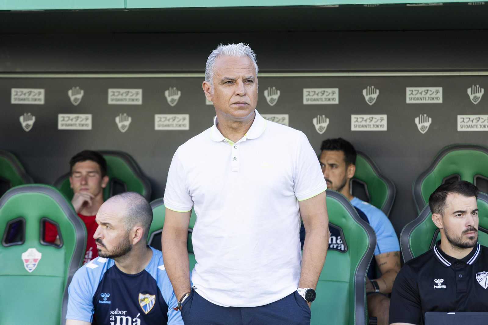 El Elche-Málaga CF, en fotos