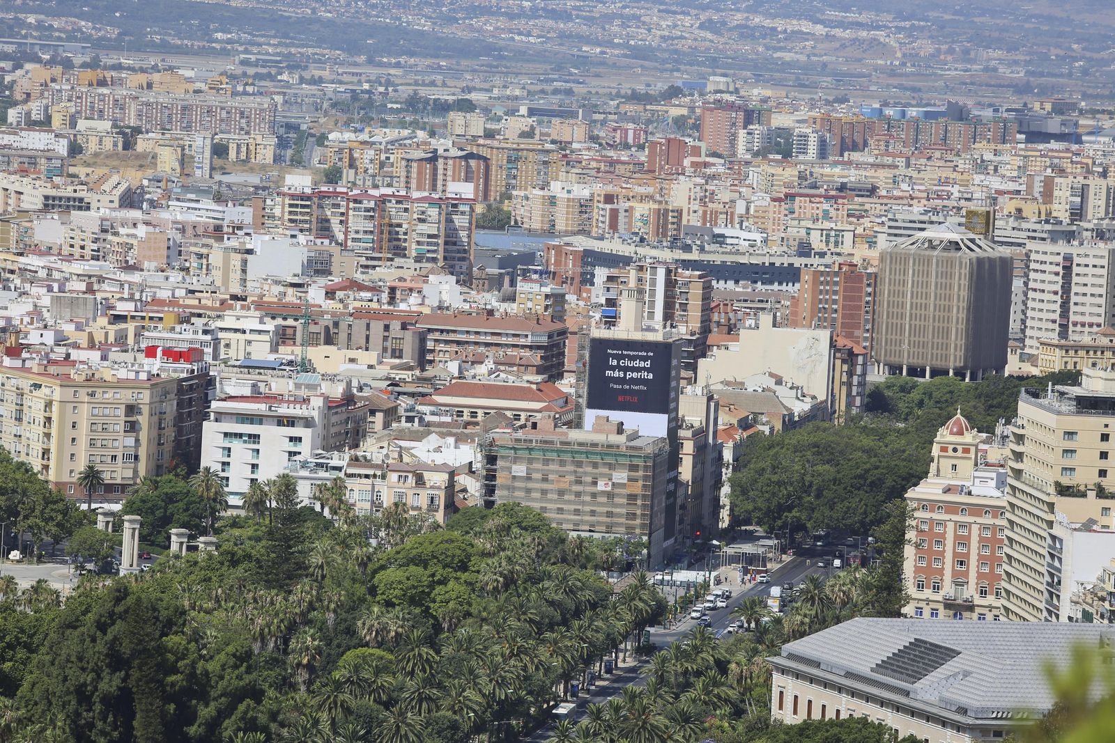 Vista de la ciudad de Málaga.