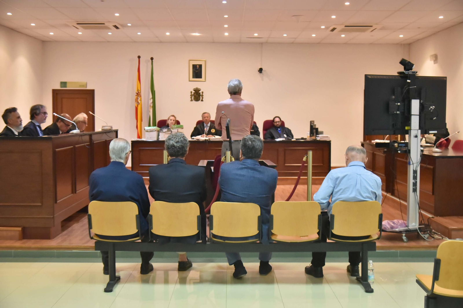 Una imagen de la sala, esta mañana.