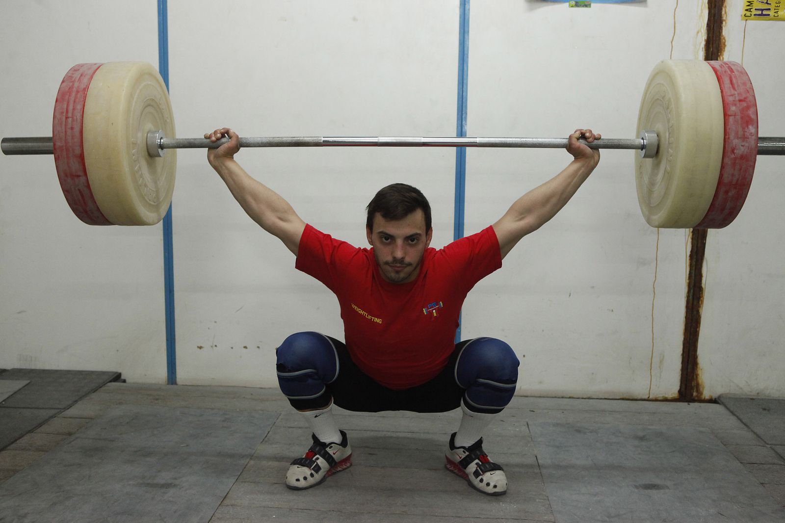 Josué Brachi, durante uno de sus entrenamientos habituales.