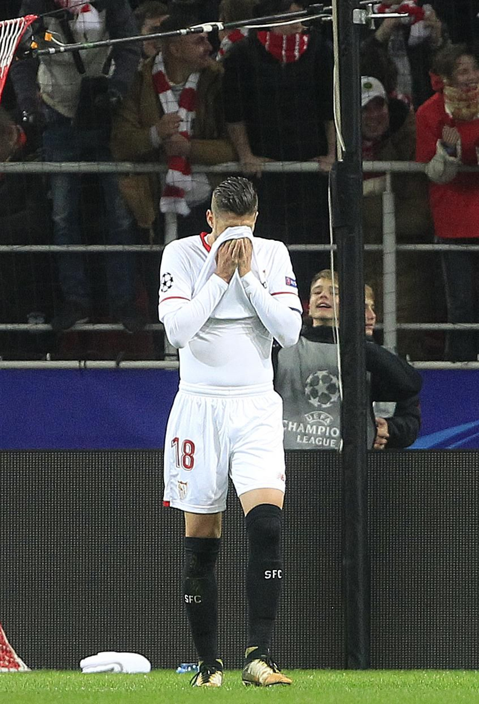 Las imágenes del Spartak de Moscú-Sevilla FC