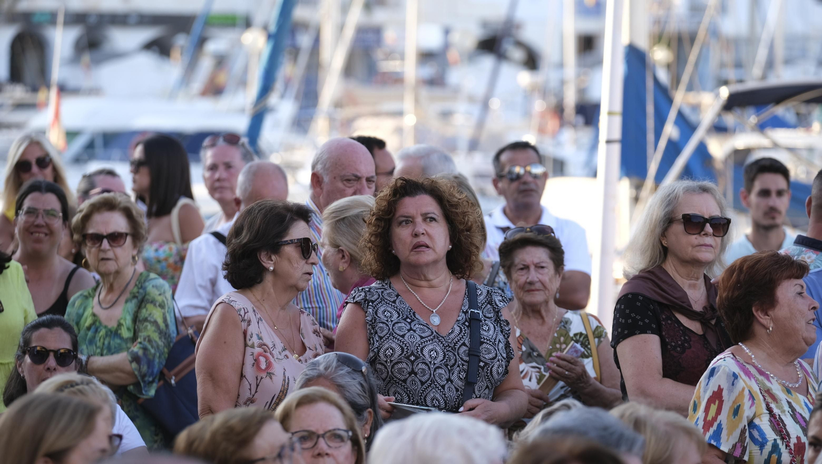 Procesión marinera de la Virgen del Carmen en Aguadulce