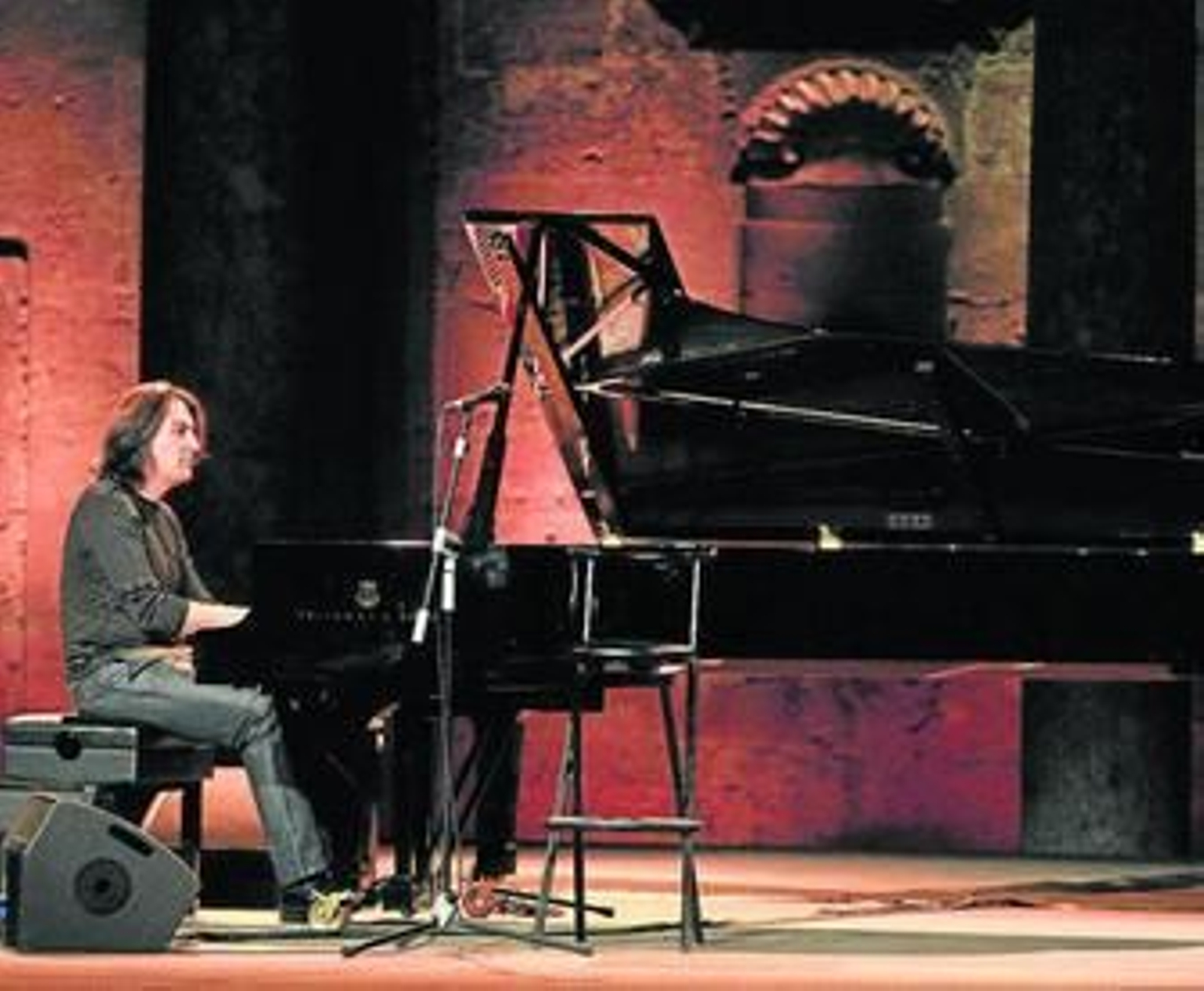 Un momento del espectáculo del pasado martes.