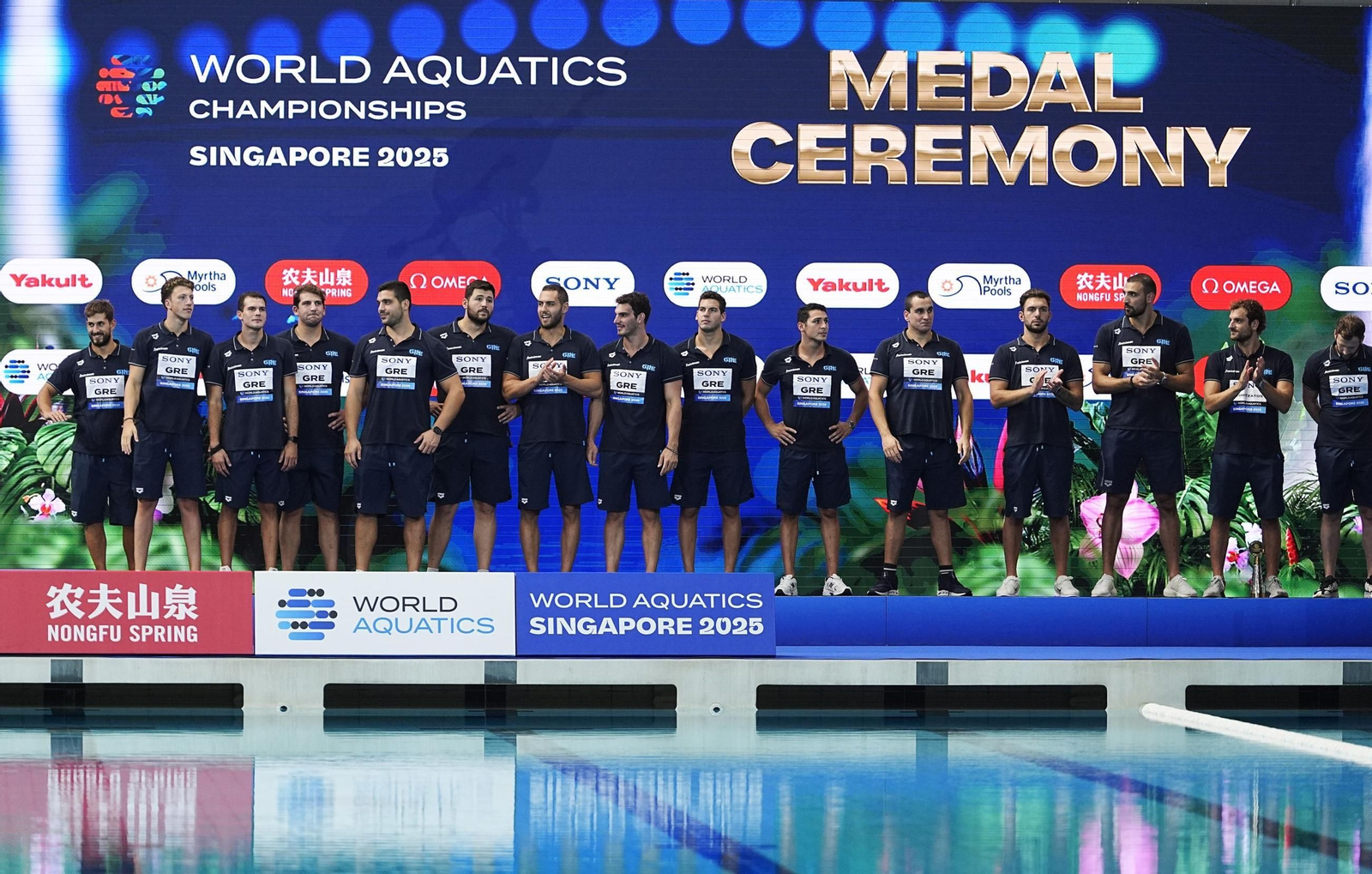 Las fotos del título mundial de España en waterpolo