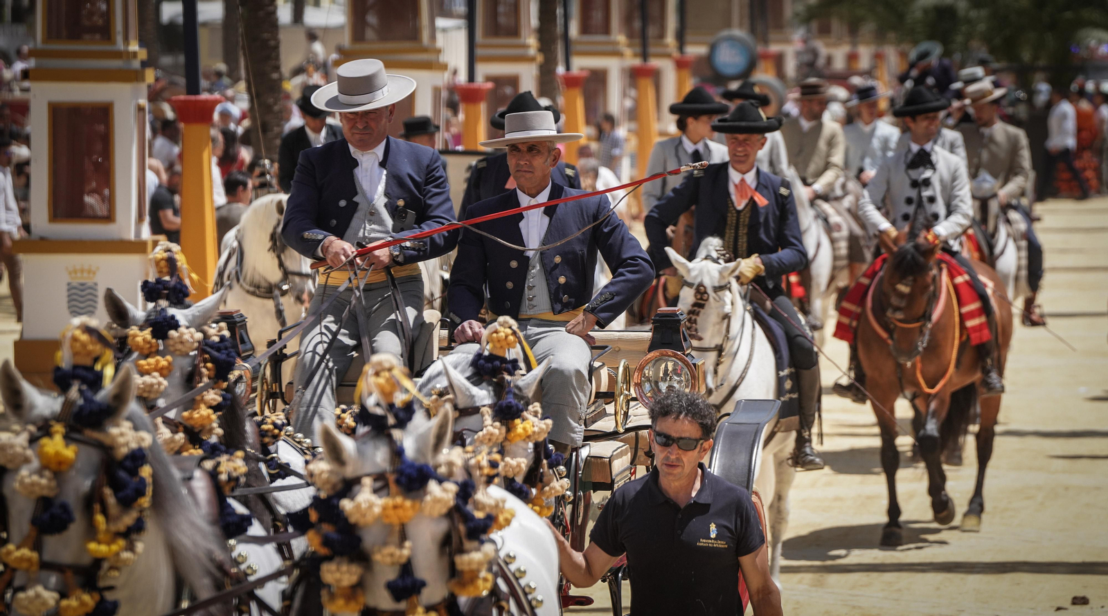 Imágenes del ambiente el domingo en la Feria de Jerez 2024