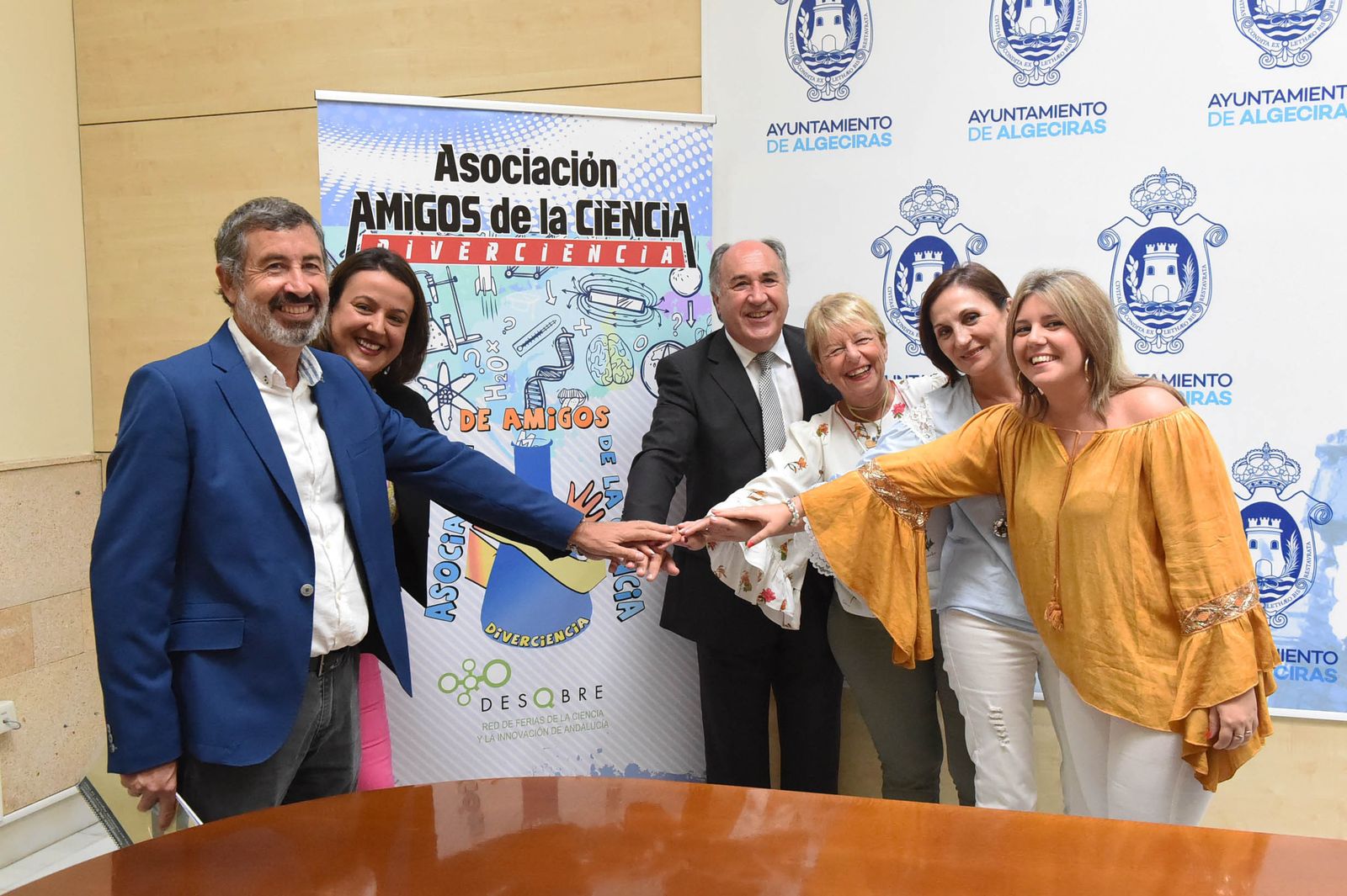 Andrés Lasry, Laura Ruiz, José Ignacio Landaluce, Ana Villaescusa, Inmaculada Santiago y Gema García.