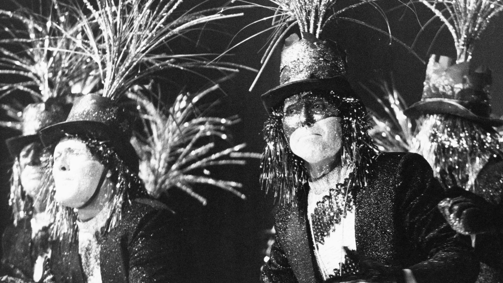 Comparsa 'Fin de fiesta', de 1990, original de los hermanos Alcántara.