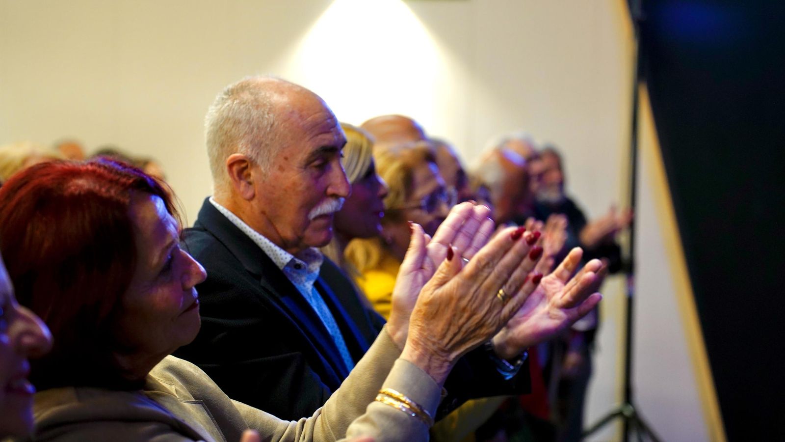 Fotos de la Semblanza a la Saeta con Juan Andrés Azorit, Perico el Piñero y José Canela en el Centro Paco de Lucía