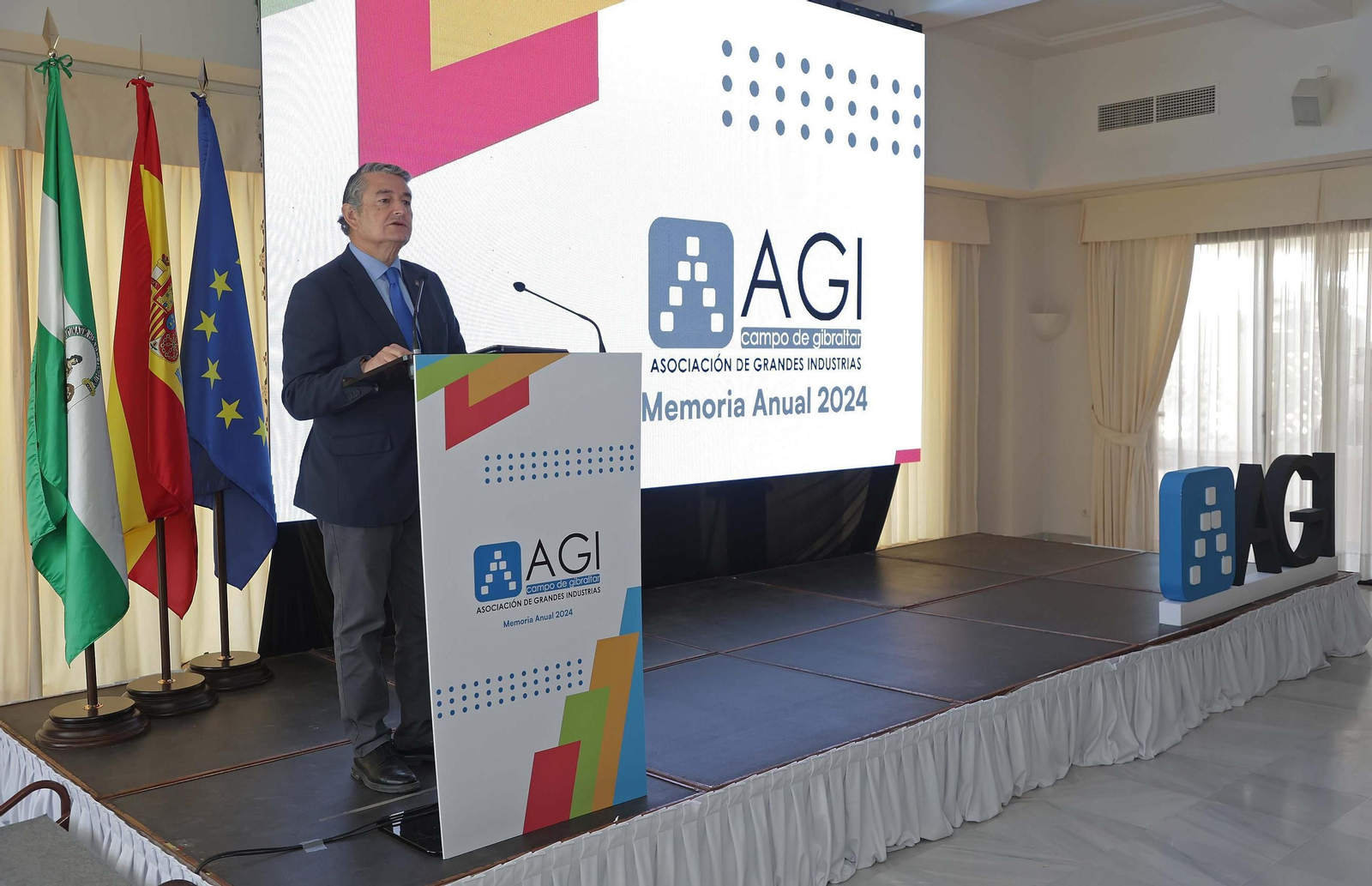 Fotos de la presentación de la Memoria de 2024 de la AGI en Guadacorte