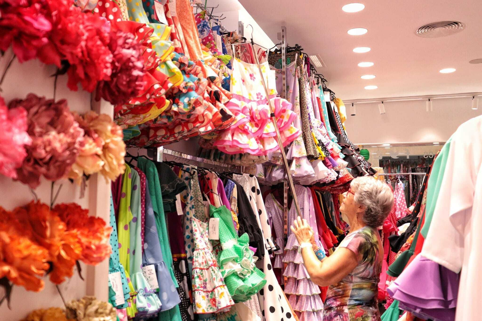 Lleno en las tiendas de moda flamenca de cara a la Feria