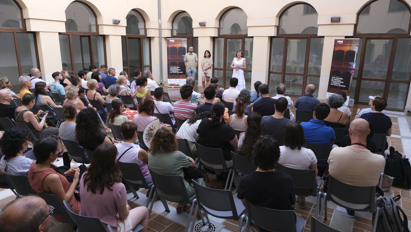 Recibimiento a los alumnos del Festival de Música Renacentista y Barroca de Vélez Blanco-Festimuvb 2023