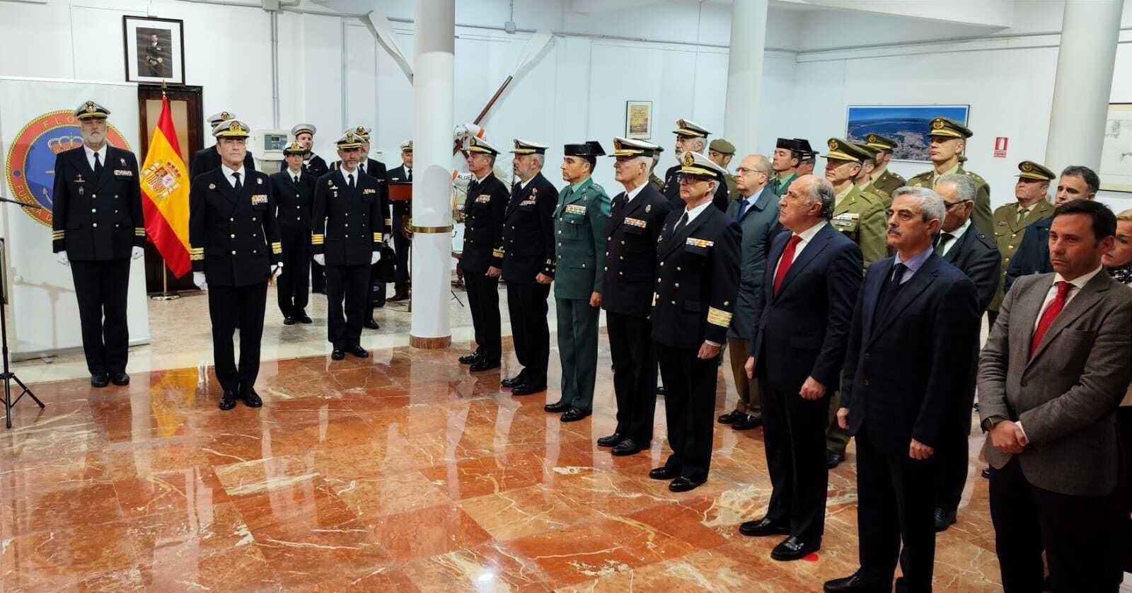 Acto de la toma de posesión de García Rodríguez en la Capitanía