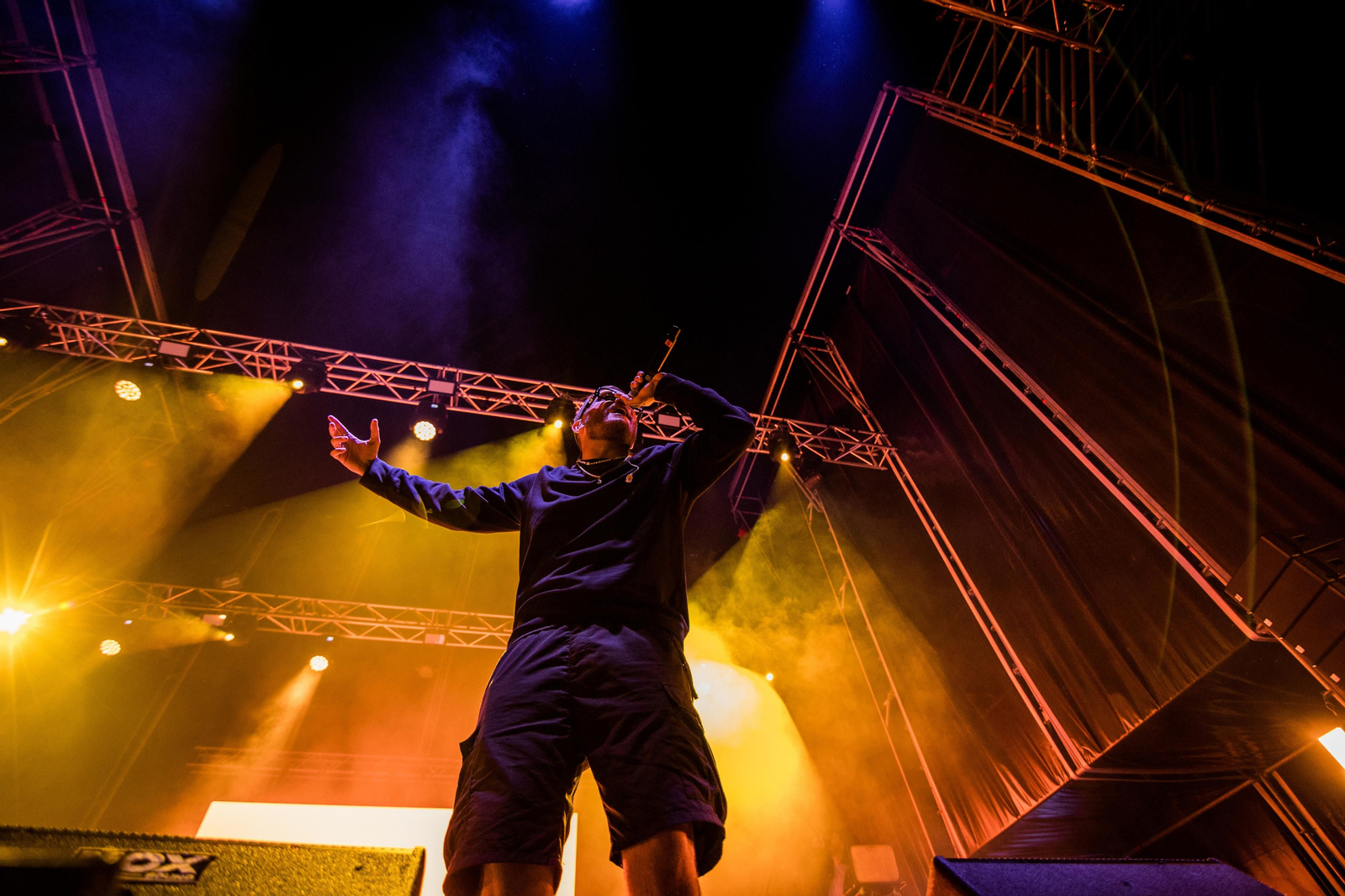 Imágenes del concierto de Toteking y Delaossa en el Bahía Sound en San Fernando.