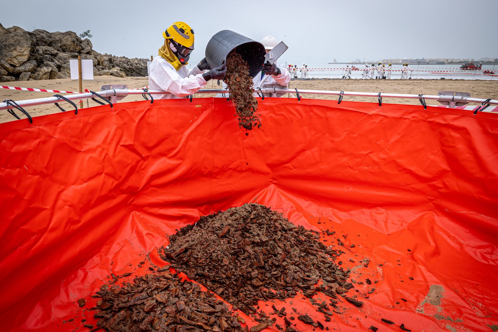 Imágenes del simulacro marítimo en en El Puerto
