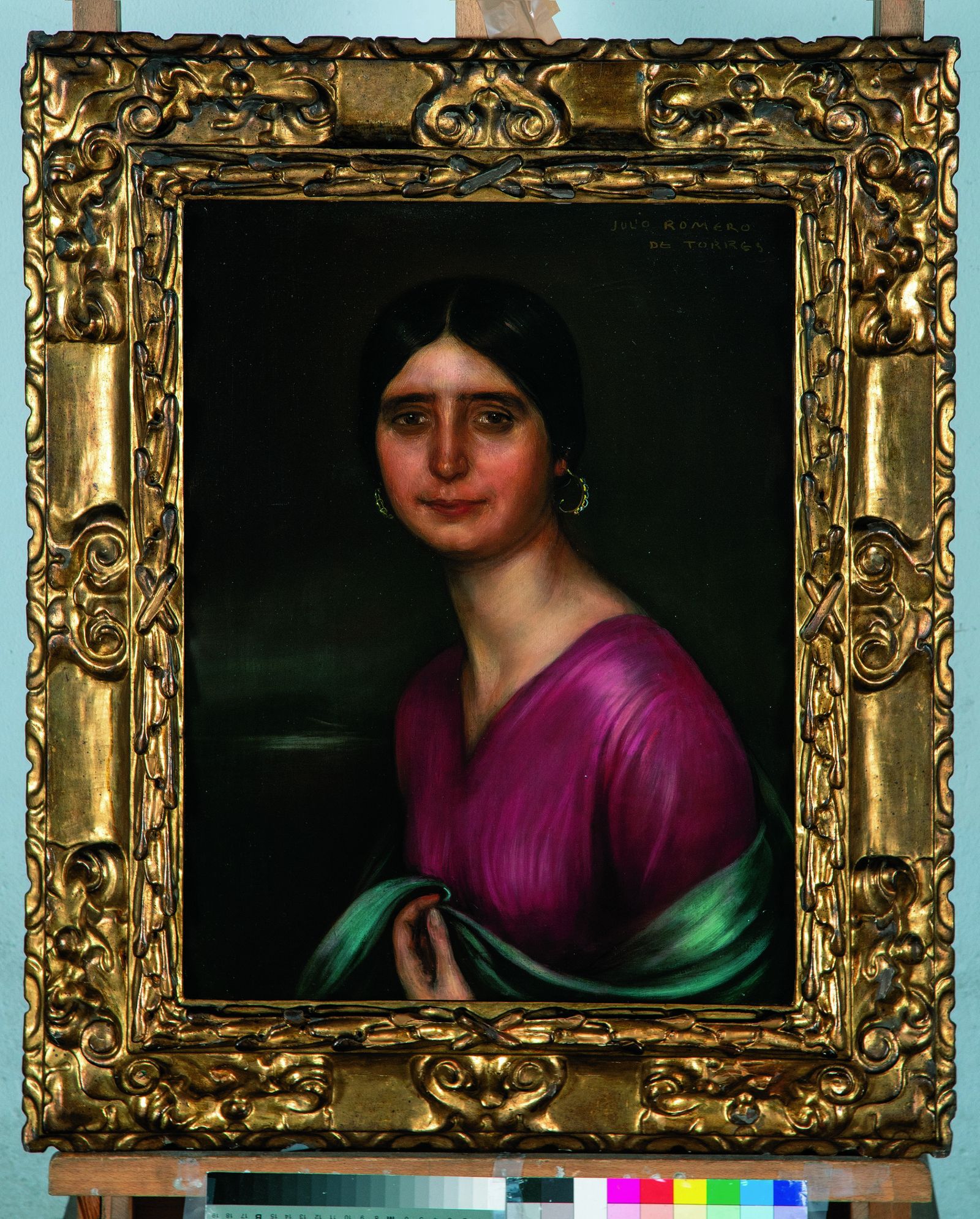 El 'Retrato  de  doña  Josefina  Cortés', de Julio Romero de Torres.